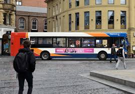 school open day bus advertising campaign UK