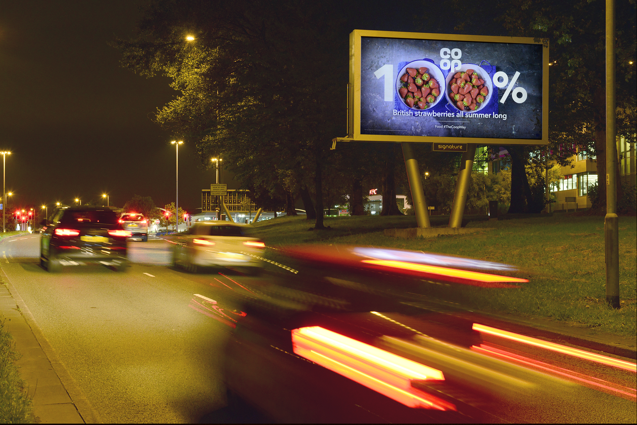 Billboard advertising for schools UK — large format outdoor poster promoting school open evening