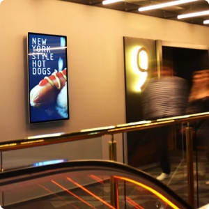 Local cinema foyer poster advertising school open day campaign to parents and families UK