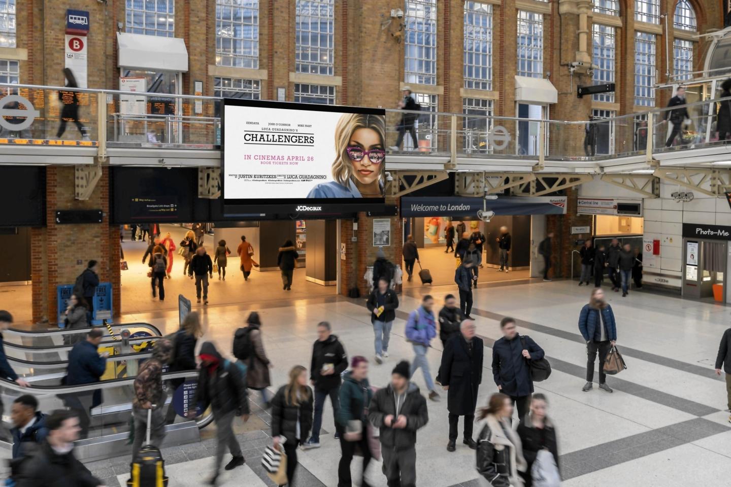 London Underground advertising for schools UK — tube station poster promoting school open evening